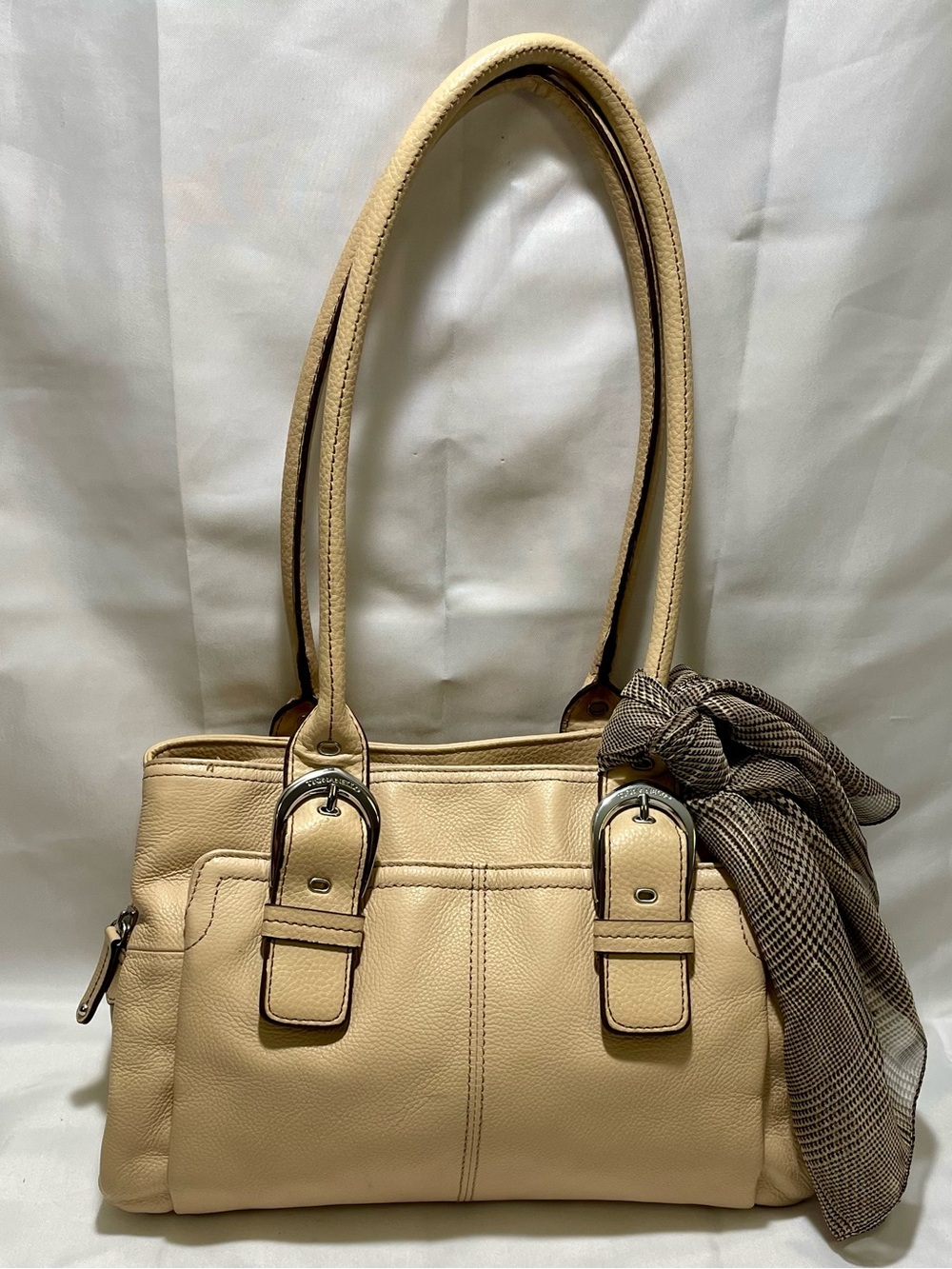 Tignanello "Perfect 10" Pebbled Leather Tote, LNC